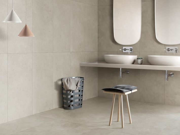 Интерьер Vitra FlakeCement