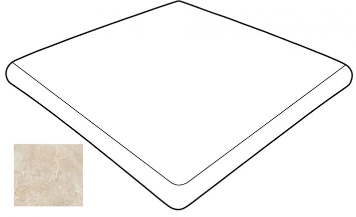 Фото Petra Round. Anti-Slip Beige 33x33