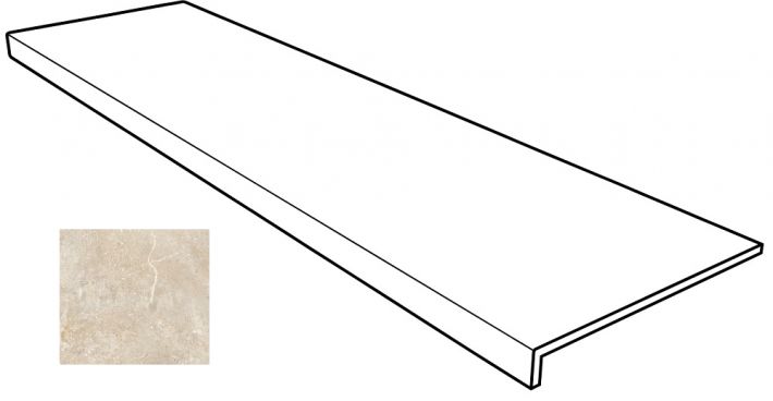Ступень фронтальная Petra Beige Anti-Slip Recto. 30x150