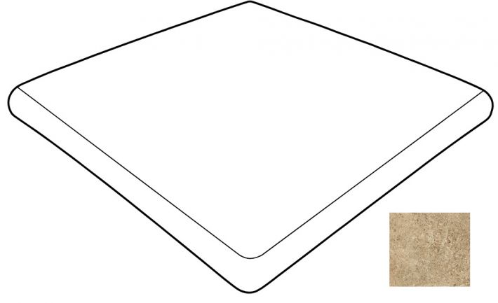 Фото Petra Ocre Anti-Slip Round. 33x33