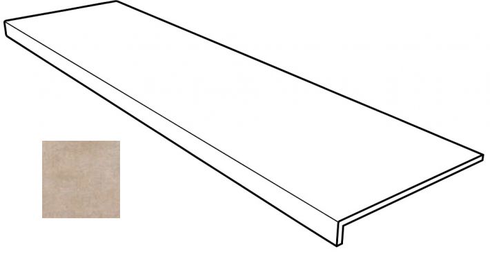 Ступень фронтальная Selena Anti-Slip Rect. Mocca 31,5x120