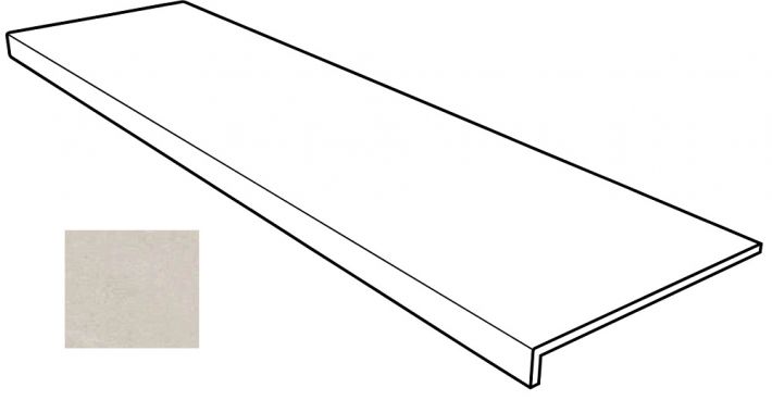 Ступень фронтальная Materia Anti-Slip Rect. Ivory 31,5x120
