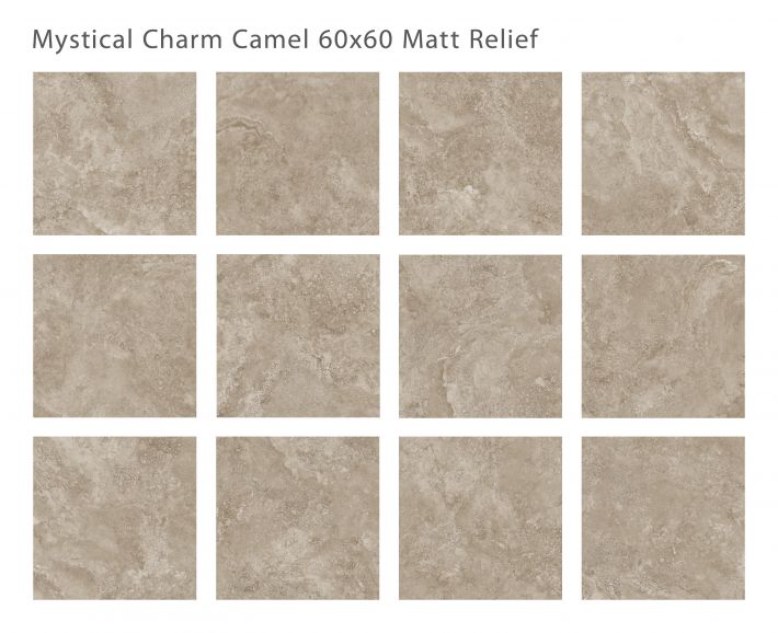 Плитка универсальная Mystical Charm Camel Relief Matt 60x60