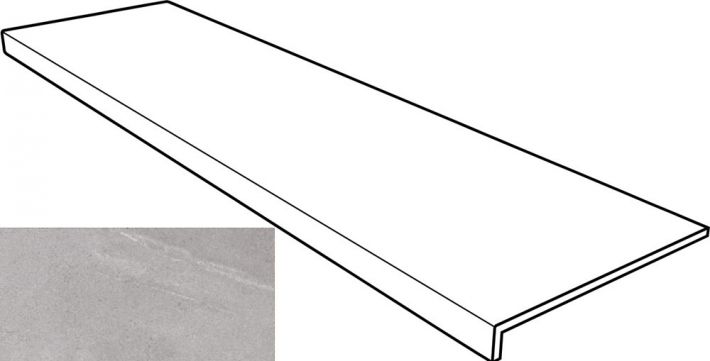 Фото Materia Anti-Slip Rect. Gris 31,5x120